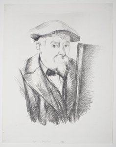 Selvportrett av Paul Cézanne