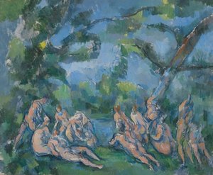 Badegjestene av Paul Cézanne