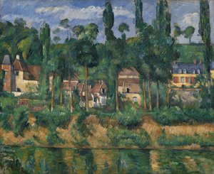 Chateau de Medan, ca. 1880 (olje på lerret) av Paul Cézanne