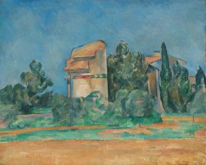 Duetårnet på Bellevue av Paul Cézanne