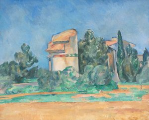 Duetårnet på Bellevue av Paul Cézanne