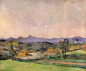 The Star Ridge with the King's Peak, ca. 1878-79 (olje på lerret) av Paul Cézanne
