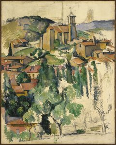 Landsbyen Gardanne av Paul Cézanne