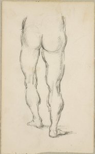 Etter Luca Signorelli: studie av ben, ca. 1883-86 av Paul Cézanne