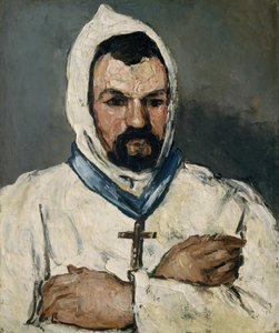 Antoine Dominique Sauveur Aubert født 1817, kunstnerens onkel, som munk, 1866. av Paul Cézanne