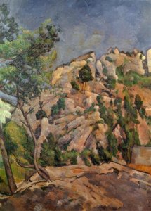 På bunnen av ravinen av Paul Cézanne