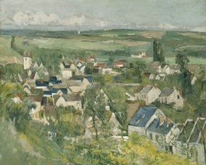 Auvers, panoramautsikt, 1873-75 av Paul Cézanne