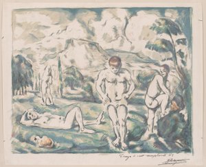 Badende av Paul Cézanne