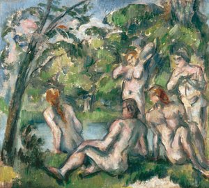 Badere av Cezanne, Paul (1839-1906) av Paul Cézanne