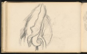 Pute av en lenestol av Paul Cézanne
