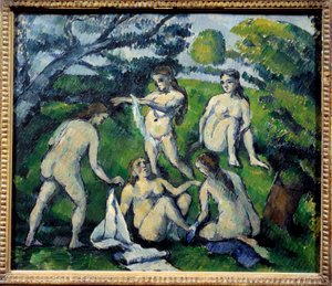 Fem badende maleri av Paul Cezanne av Paul Cézanne