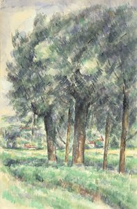 Gruppe av trær, 1877-80 av Paul Cézanne