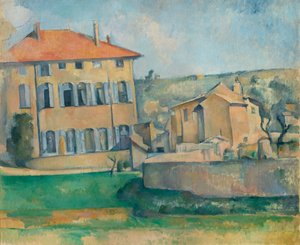 Hus i Aix av Paul Cézanne