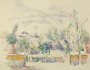 Terrassen til Jardin des Lauves av Paul Cézanne