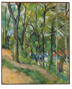 Saint-Denis-kysten ved Pontoise, ca. 1877 av Paul Cézanne