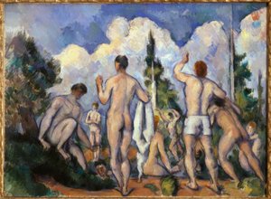 Badegjestene av Paul Cézanne