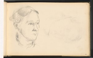 Madame Cezanne av Paul Cézanne