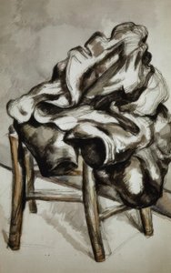 Frakk på en stol av Paul Cézanne