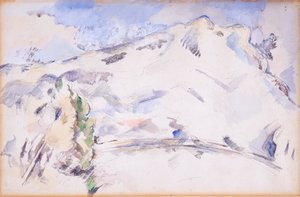 Mont Sainte-Victoire (Sainte-Victoire-fjellet) av Paul Cézanne