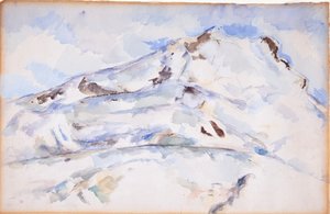 Mont Sainte-Victoire (Sainte-Victoire-fjellet) av Paul Cézanne