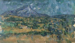 Mount Sainte-Victoire, ca. 1902-6. av Paul Cézanne