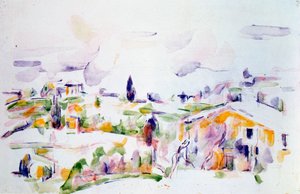 Passasje gjennom Provence, c1900-1906 av Paul Cézanne