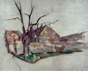 Vinterlandskap av Paul Cézanne