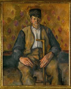 Sittende bonde av Paul Cézanne