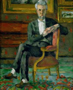 Portrett av Chocquet av Paul Cézanne