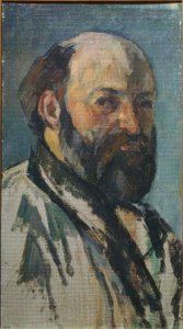 Portrett av kunstneren av Paul Cézanne