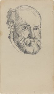Selvportrett [recto], ca. 18801882. av Paul Cézanne
