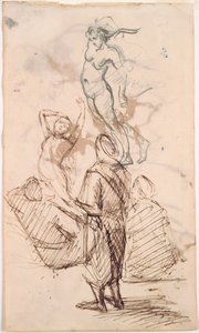 Studieark, 1871-1876. av Paul Cézanne