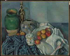 Stilleben med epler av Paul Cézanne