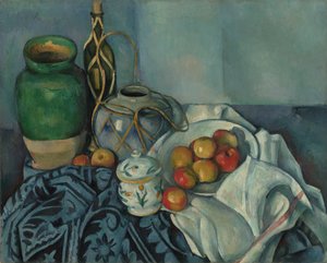 Stilleben med epler, 1893-1894. av Paul Cézanne
