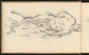 Studie av Pugets "Milo of Crotona" av Paul Cézanne