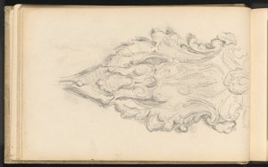 Studie av et dekorativt ornament av Paul Cézanne