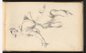 Studie av den allegoriske figuren Frankrike i Rubens