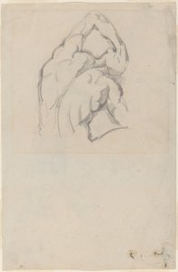 Studie av "Ecorché" [recto] av Paul Cézanne
