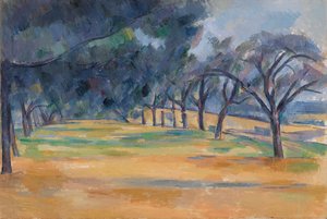 The Alley at Marines av Paul Cézanne