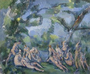 Baderne, 1899-1904 av Paul Cézanne