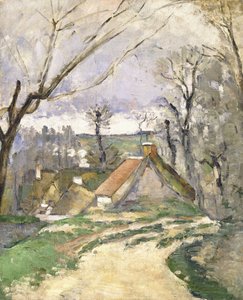 The Cottages of Auvers, 1872-73 av Paul Cézanne