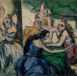 Kurtisanene av Paul Cézanne