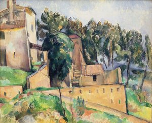 Huset på Bellevue, 1890-92 av Paul Cézanne