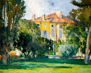 Huset på Jas de Bouffan, 1882-85 av Paul Cézanne