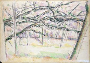 The Orchard, ca. 1895 av Paul Cézanne