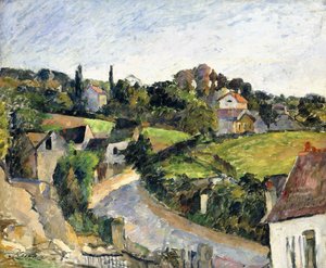 Den svingete veien, ca. 1877 av Paul Cézanne
