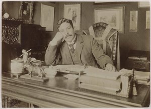 Portrett av Maurice Donnay 1859-1945, ca. 1890. av Paul Dornac