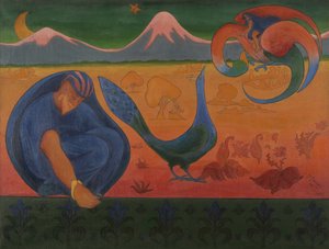 Det nabiske landskapet, 1890. av Paul Elie Ranson