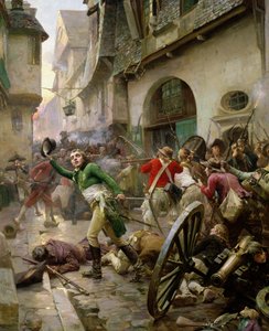 Henri de La Rochejaquelein (1772–94) i slaget ved Cholet, 17. oktober 1793