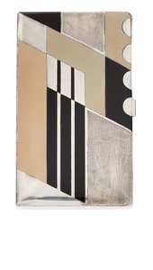 Sigarettetui, ca. 1925 (forgylt sølv og lakk) av Paul Emile Brandt